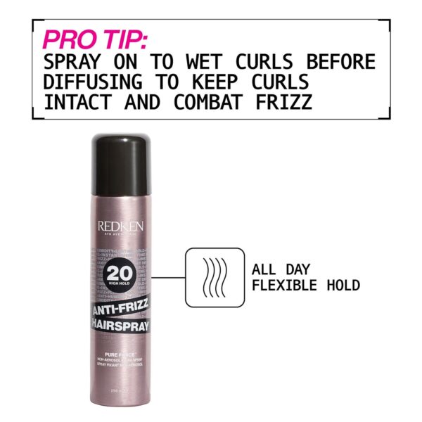 Redken Hairspray - Anti-Frizz Hairspray 250ml — изображение 5