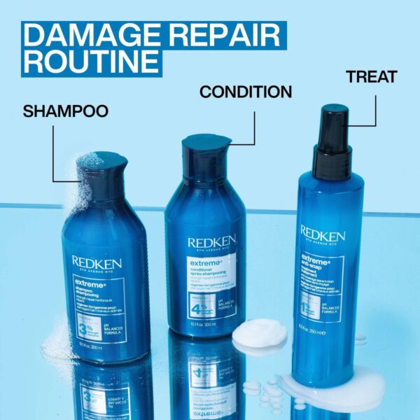 Redken Extreme Anti-Snap Treatment Spray for Damaged Hair, Helps Prevent Breakage 250ml — изображение 4