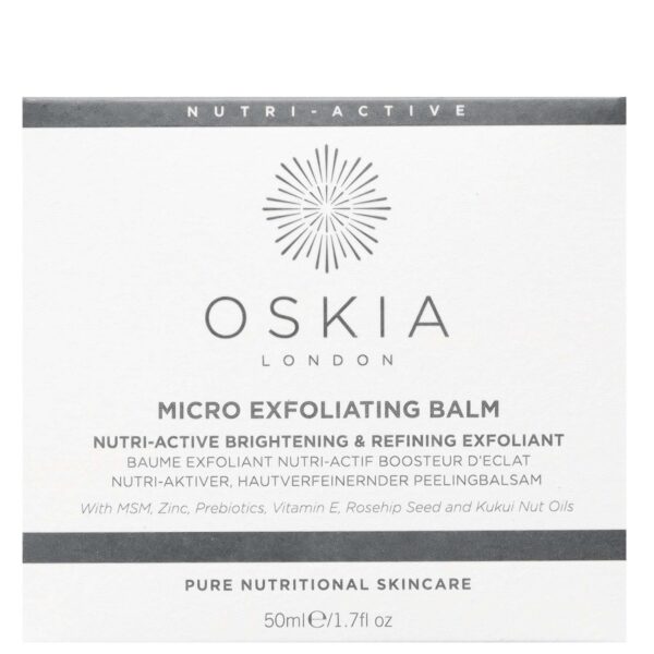 Oskia Masks & Exfoliators Nutri-Active Brightening & Refining Exfoliant Balm 50ml — изображение 2
