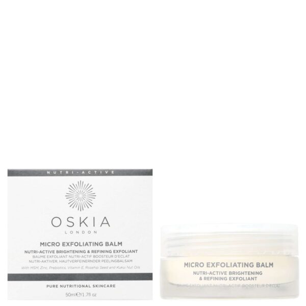 Oskia Masks & Exfoliators Nutri-Active Brightening & Refining Exfoliant Balm 50ml — изображение 3