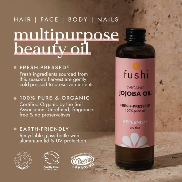 Fushi Skincare Organic Jojoba Oil 100ml — изображение 2
