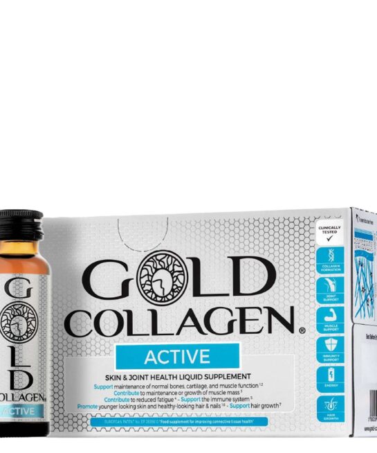Gold Collagen Liquid Supplement Active Skin & Joint Health Liquid Supplement 10 x 50ml