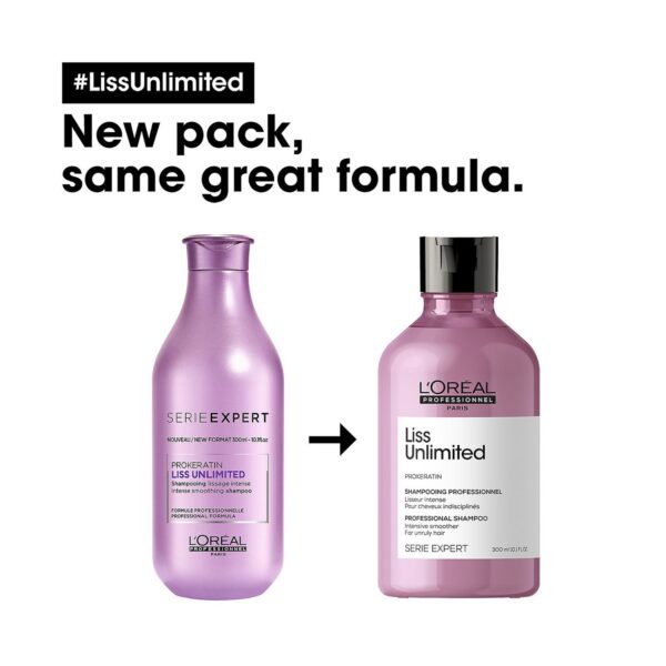 L'Oréal Professionnel SERIE EXPERT Liss Unlimited Shampoo 300ml — изображение 2
