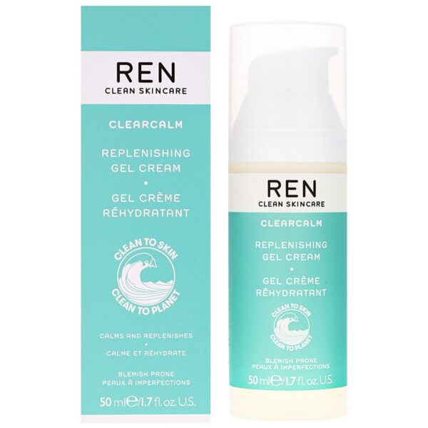 REN Clean Skincare Clearcalm 3 Replenish Gel Cream 50ml — изображение 3