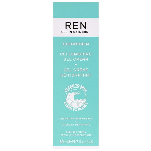 REN Clean Skincare Clearcalm 3 Replenish Gel Cream 50ml — изображение 2
