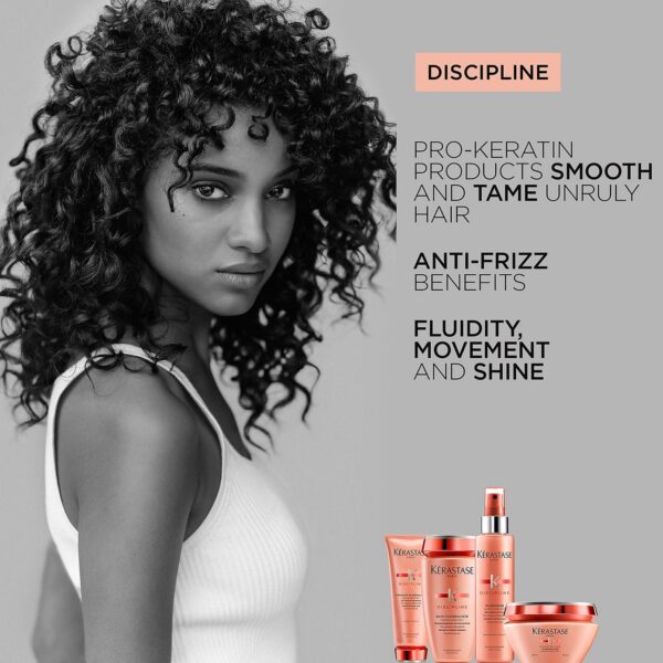 Kérastase Discipline Bain Fluidealiste: Smooth-In-Motion Shampoo For Unruly, Over-Processed Hair 250ml — изображение 4