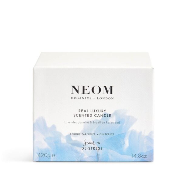 Neom Wellbeing London Scent To De-Stress - Real Luxury Candle (3 Wicks) 420g — изображение 3