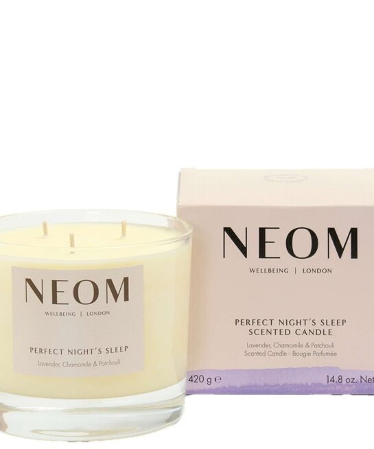 Neom Wellbeing London Scent To Sleep Perfect Night's Sleep Scented Candle (3 Wick) 420g