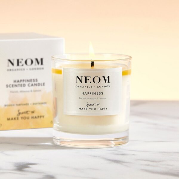Neom Wellbeing London Scent To Make You Happy - Happiness Scented Candle (1 Wick) 185g — изображение 4