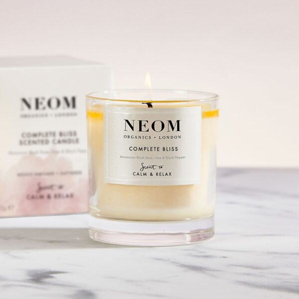 Neom Wellbeing London Scent To Calm & Relax - Complete Bliss Scented Candle (1 Wick) 185g — изображение 4