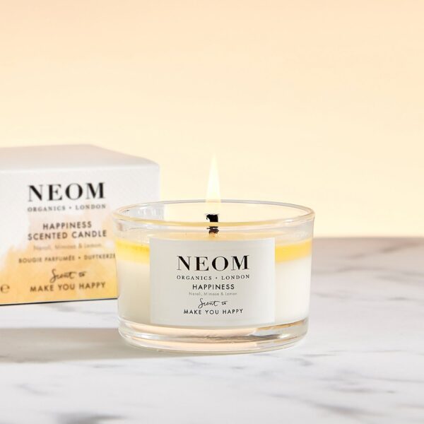 Neom Wellbeing London Scent To Make You Happy - Happiness Scented Candle (Travel) 75g — изображение 2