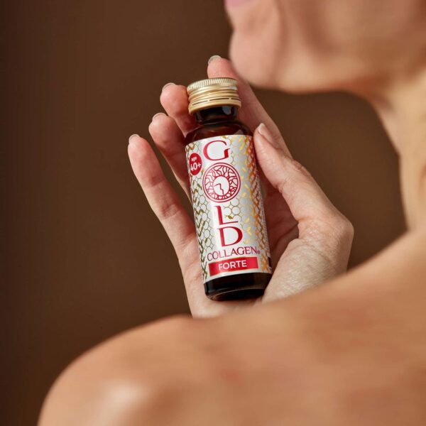 Gold Collagen Liquid Supplement Forte Extra Strength Liquid Skin & Health Supplement For 40+ 10 x 50ml — изображение 5