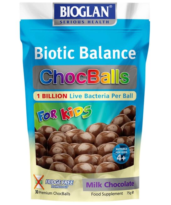Bioglan Biotic Balance ChocBalls For Kids Milk Chocolate x 30