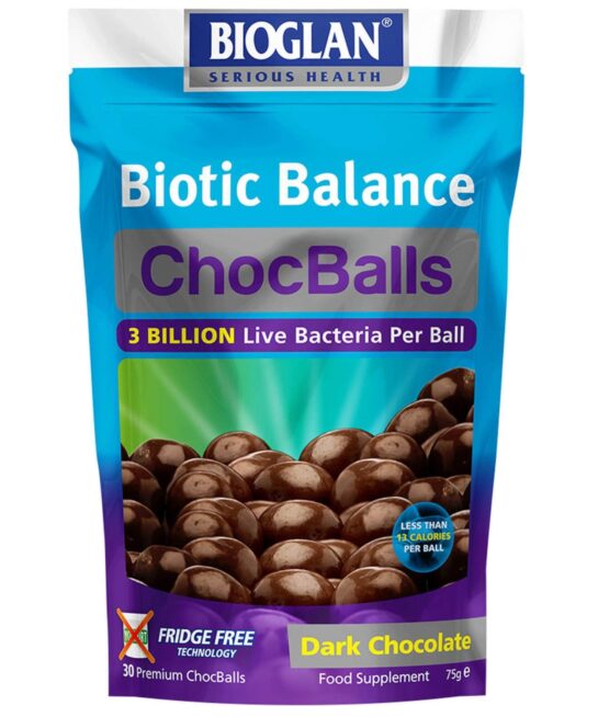 Bioglan Biotic Balance ChocBalls For Adults Dark Chocolate x 30