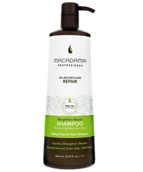 Macadamia Professional Care & Treatment Weightless Moisture Shampoo for Fine and Baby Fine Hair 1000ml