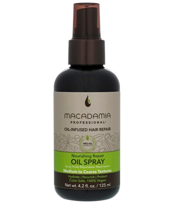 Macadamia Professional Care & Treatment Nourishing Moisture Oil Spray for Medium to Coarse Hair 125ml