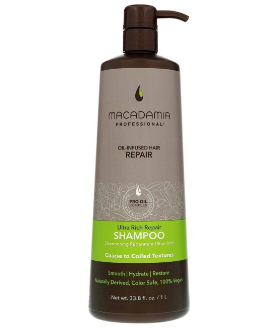 Macadamia Professional Care & Treatment Ultra Rich Repair Shampoo for Very Coarse and Coiled Hair 1000ml