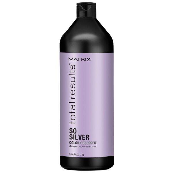 Matrix Total Results Color Obsessed So Silver - Shampoo for Toning Blondes Grey and Silver Hair 1000ml