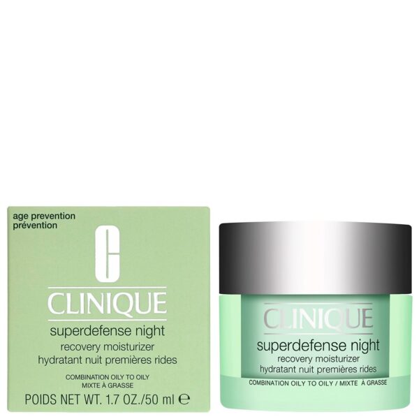 Clinique Superdefense Night Recovery Moisturizer for Combination Oily to Oily Skin 50ml / 1.7 fl.oz. — изображение 3