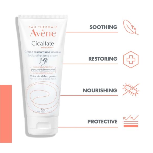 Avène Cicalfate: Restorative Hand Cream 100ml — изображение 4