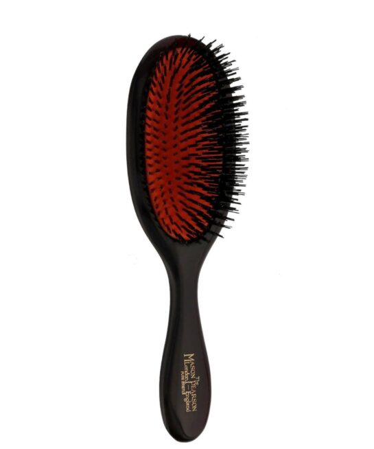 Mason Pearson Pure Boar Bristle Handy Brush Dark Ruby B3
