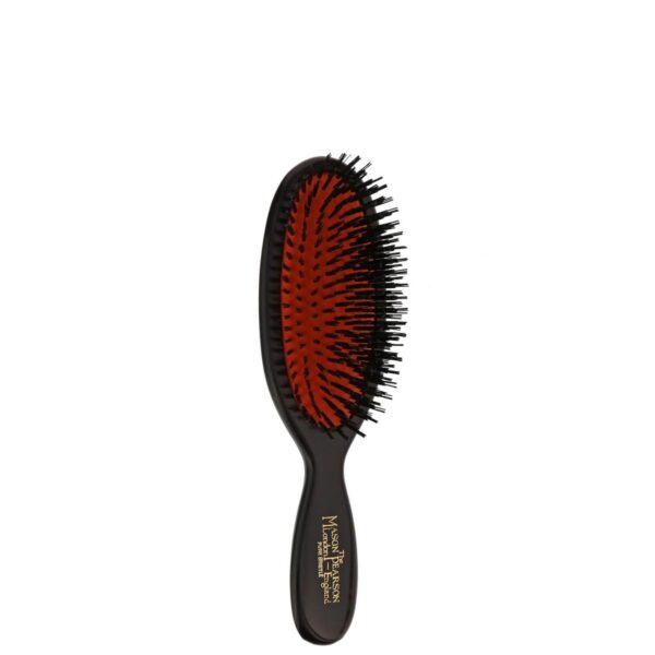 Mason Pearson Pure Boar Bristle Pocket Brush Dark Ruby B4
