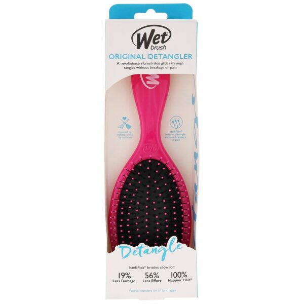 Wet Brush Detangling Original Detangler Classic Brush Pink — изображение 2