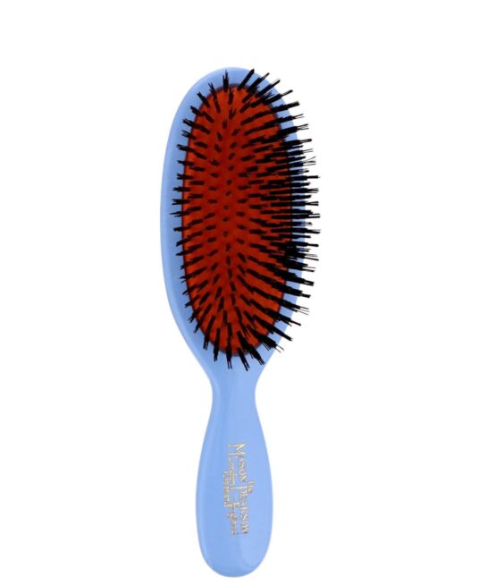 Mason Pearson Pure Boar Bristle Pocket Brush Blue B4
