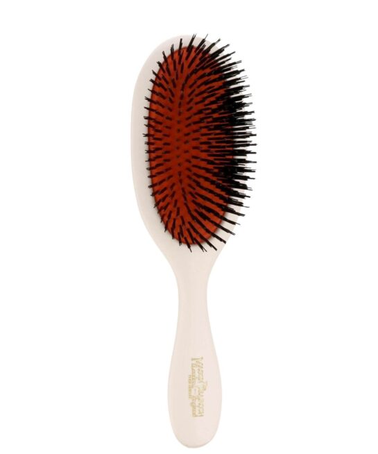 Mason Pearson Pure Boar Bristle Handy Brush Ivory White B3