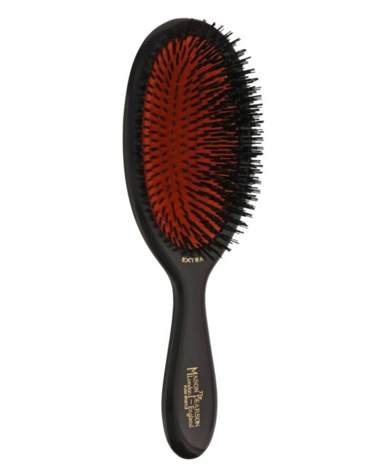 Mason Pearson Pure Boar Bristle Medium Brush Dark Ruby B2