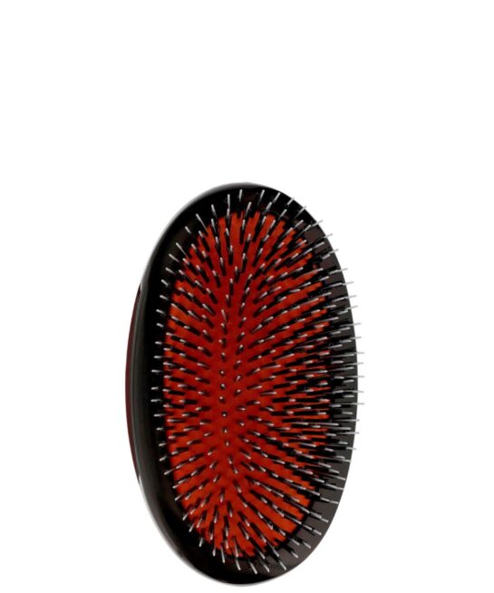 Mason Pearson Boar Bristle & Nylon Medium Junior Military Brush Dark Ruby BN2M