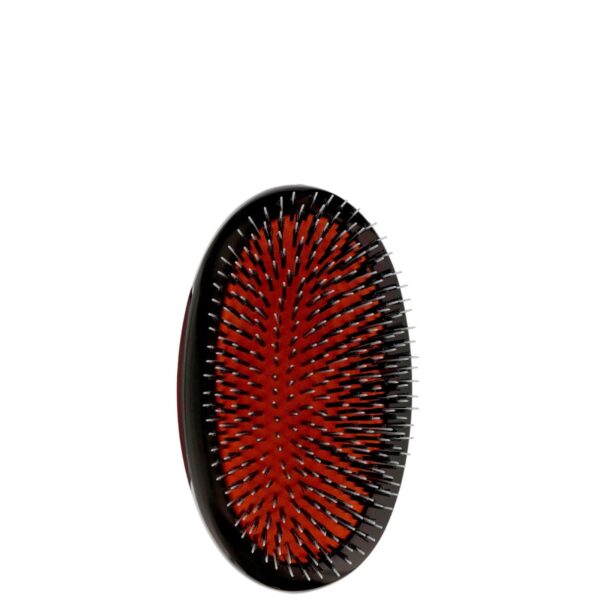 Mason Pearson Boar Bristle & Nylon Medium Junior Military Brush Dark Ruby BN2M