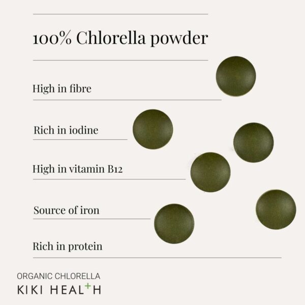 KIKI Health Immune Health Organic Chlorella 200 Tablets — изображение 2