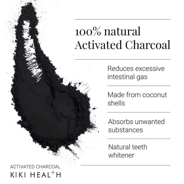 KIKI Health Detox & Cleanse Activated Charcoal Powder 70g — изображение 2