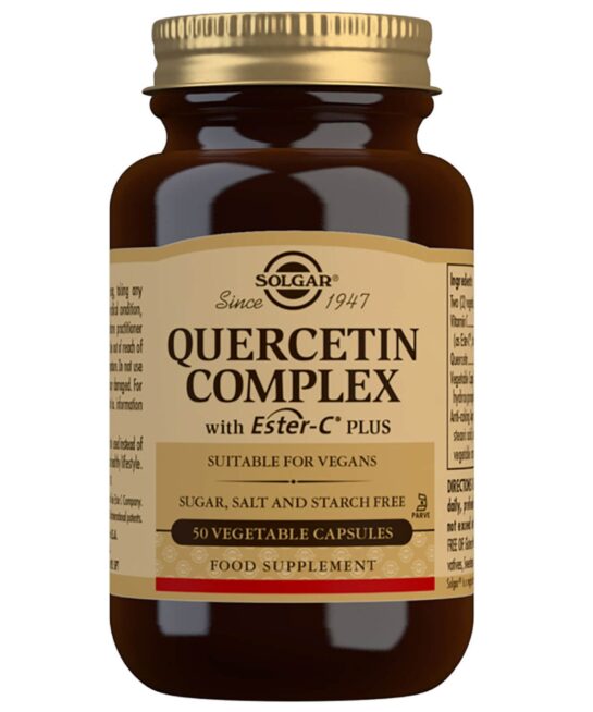Solgar Specialty Quercetin Complex with Ester-C Plus Vegetable Capsules x 50