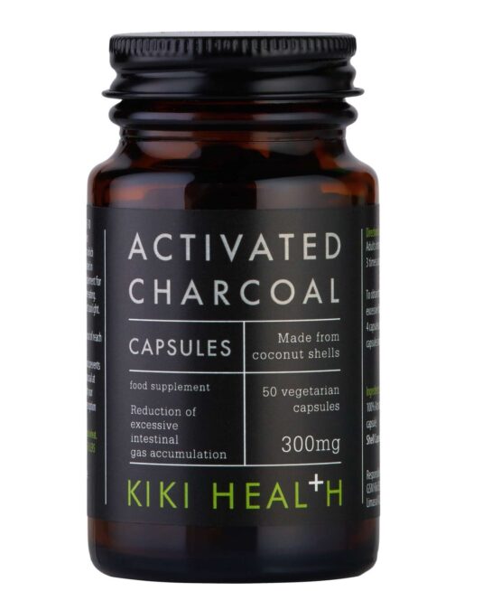 KIKI Health Detox & Cleanse Activated Charcoal 50 Vegicaps