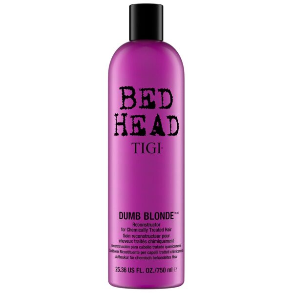 TIGI Bed Head Dumb Blonde Tween Set: Shampoo 750ml & Reconstructor Conditioner 750ml — изображение 3