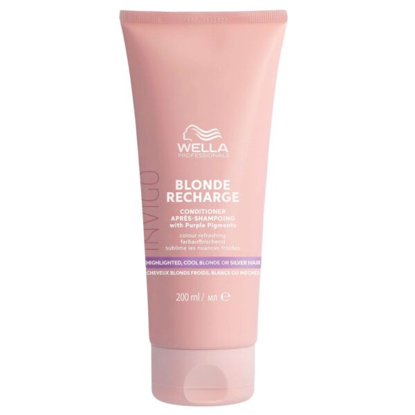 Wella Invigo Blonde Recharge Colour Refreshing Conditioner Cool Blonde 200ml