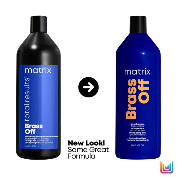 Matrix Total Results Brass Off Shampoo for Lightened Brunette Hair 1000ml — изображение 5
