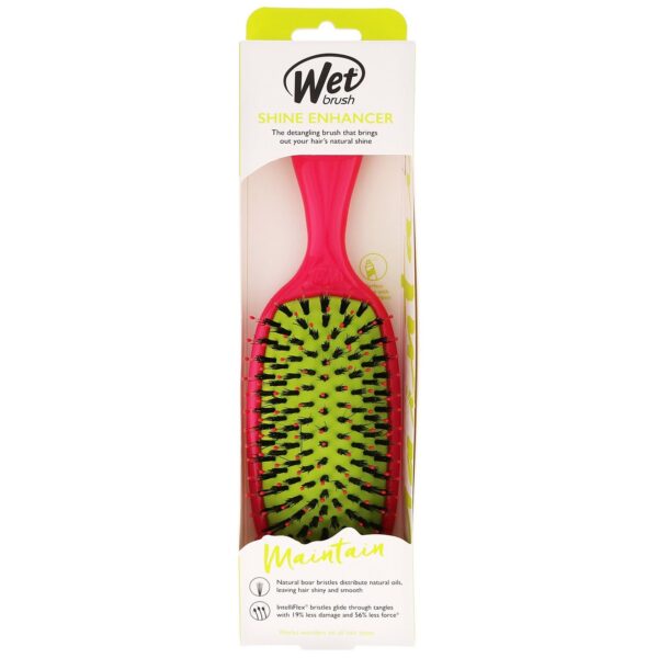 Wet Brush Detangling Shine Enhancer Solids Brush Pink — изображение 2