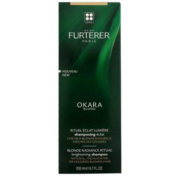 Rene Furterer Okara Blonde Radiance Ritual Brightening Shampoo 200ml / 6.7 fl.oz. — изображение 2