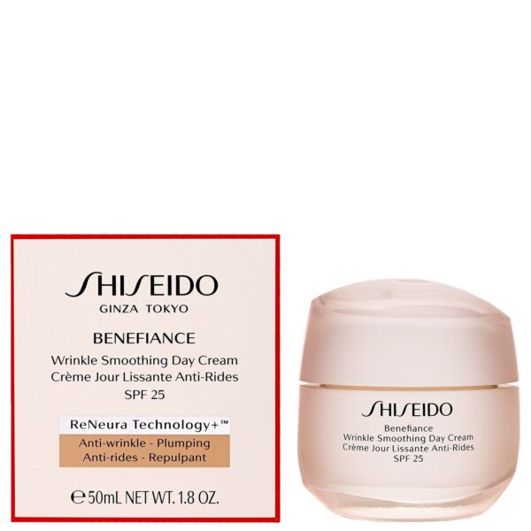 Shiseido Day And Night Creams Benefiance: Wrinkle Smoothing Day Cream SPF25 50ml / 1.8 oz. — изображение 3