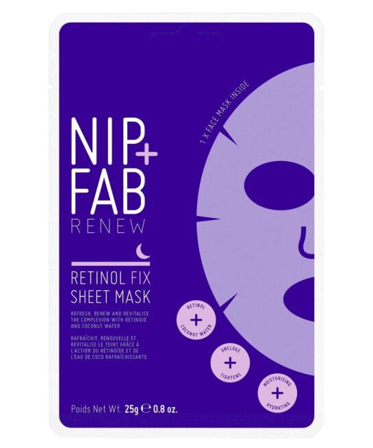 Nip + Fab Retinol Fix Sheet Mask 25ml