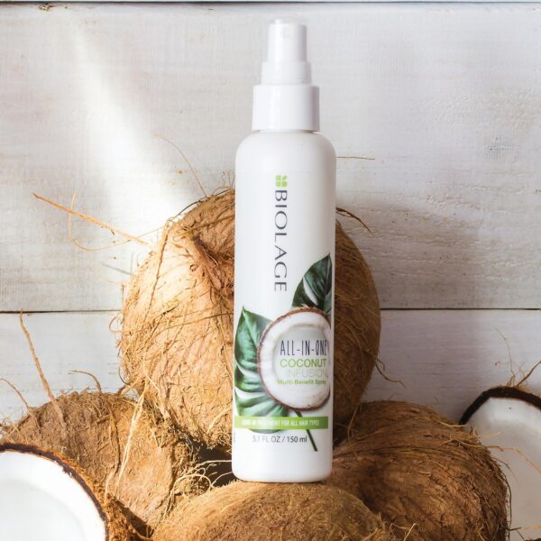 Biolage Styling All-In-One Coconut Infusion Multi-Tasking Leave-In Spray for All Hair Types 150ml — изображение 3