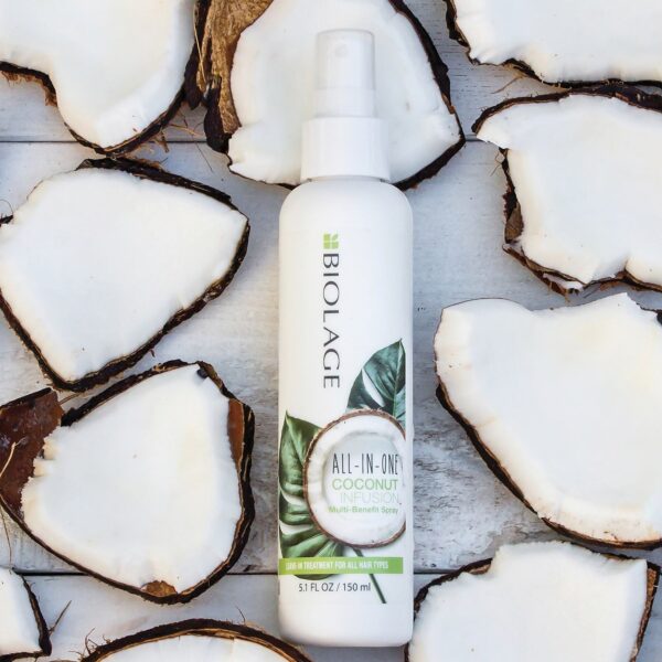 Biolage Styling All-In-One Coconut Infusion Multi-Tasking Leave-In Spray for All Hair Types 150ml — изображение 4