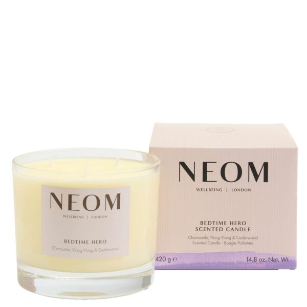 Neom Wellbeing London Scent To Sleep - Bedtime Hero 3 Wick Candle (3 Wick) 420g — изображение 3