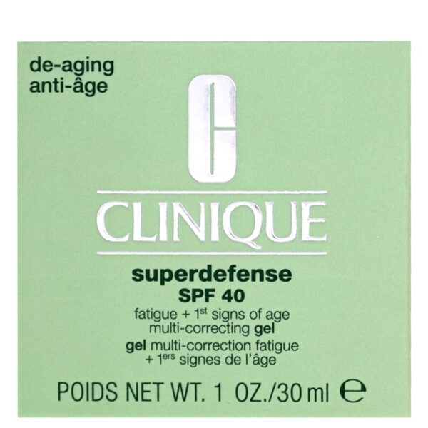 Clinique Superdefense Fatigue + 1st Signs of Age Multi-Correcting Gel SPF40 30ml — изображение 2