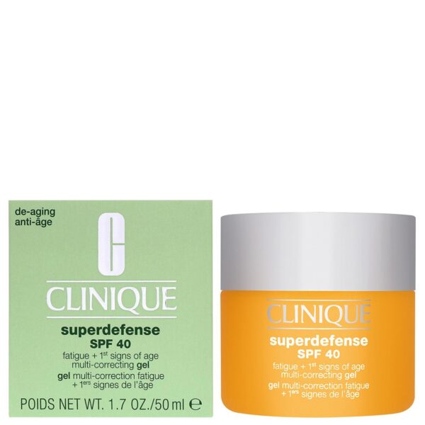 Clinique Superdefense Fatigue + 1st Signs of Age Multi-Correcting Gel SPF40 50ml — изображение 3