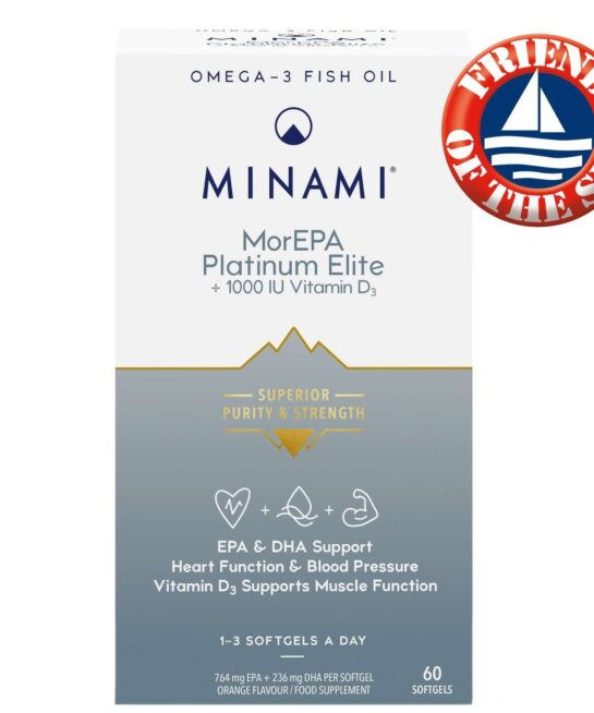 MINAMI MorEPA Platinum Elite + Vitamin D3 Softgels x 60