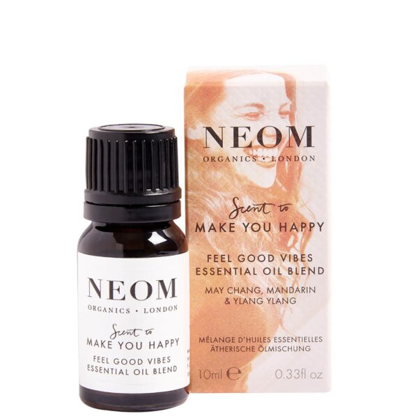 Neom Wellbeing London Scent To Make You Happy Feel Good Vibes Essential Oil Blend 10ml